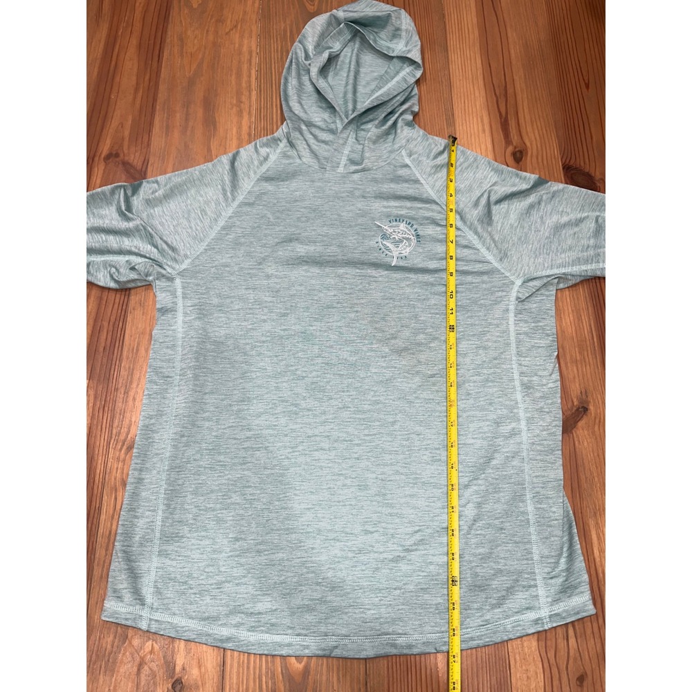 Vineyard Vines Mens Performance Hoodie Seafoam Green Marlin Graphic Size M - Picture 6 of 8